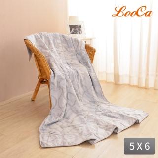【LooCa】石墨烯親膚抗菌四季迴圈被5x6尺(巴洛克印花款★限量出清/棉被/四季被)