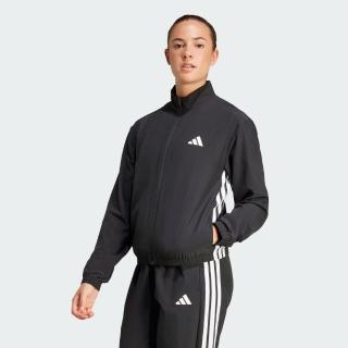 【adidas 愛迪達】TRAIN ESSENTIALS 運動外套 女 JD6539