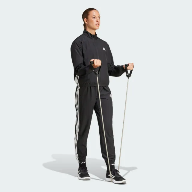 【adidas 愛迪達】TRAIN ESSENTIALS 運動外套 女 JD6539
