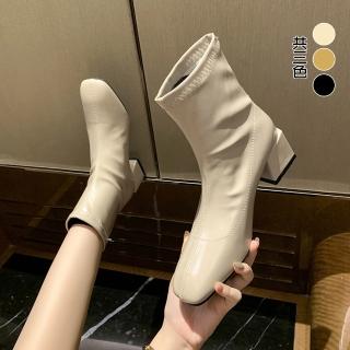 【K.W.】現貨小清新英倫爵士超質感靴(踝靴 靴子 休閒鞋 馬丁靴 短靴 共1色)