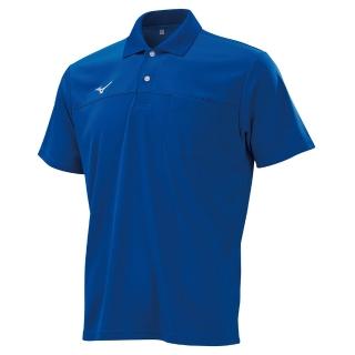 【MIZUNO 美津濃】短袖上衣 男 POLO衫 藍 32TAYA0122