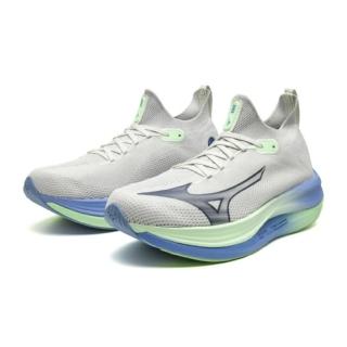 【MIZUNO 美津濃】慢跑鞋 男鞋 運動鞋 緩震 NEO 白藍綠 J1GC243451