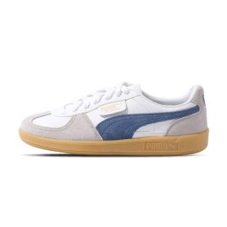 【PUMA】Palermo Lth 男鞋 女鞋 藍白色 運動 麂皮 復古 膠底 情侶鞋 德訓鞋 休閒鞋 39646414