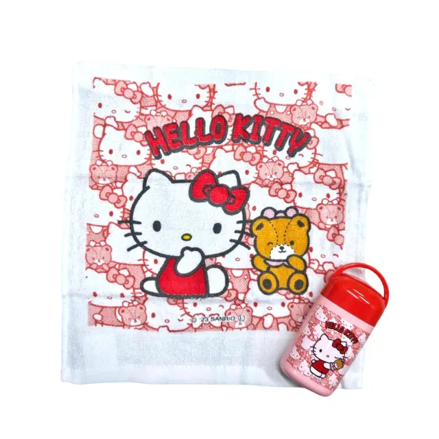 【Skater】三麗鷗 Ag抗菌保冷毛巾組(凱蒂貓)