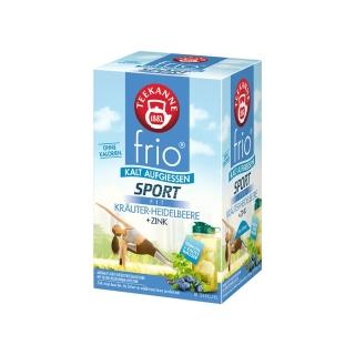 即期品【TEEKANNE 恬康樂】frio系列 冷泡茶(2.5gx18包/ 盒; 藍莓草本+鋅｜效期2025/11)