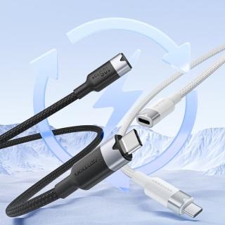 【Vention 威迅】TRF系列USB3.2 Type-C傳輸充電延長線-鋁合金款 1M