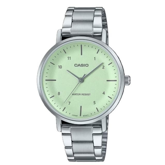 【CASIO 卡西歐】簡約休閒鋼帶女錶(LTP-VT03D-3B)
