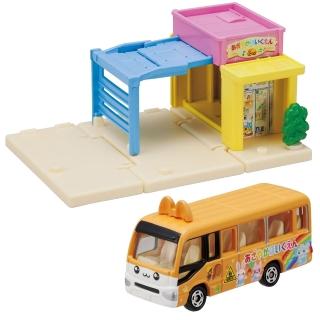 【TOMICA】交通世界 新城鎮 幼稚園車組(小汽車 場景)