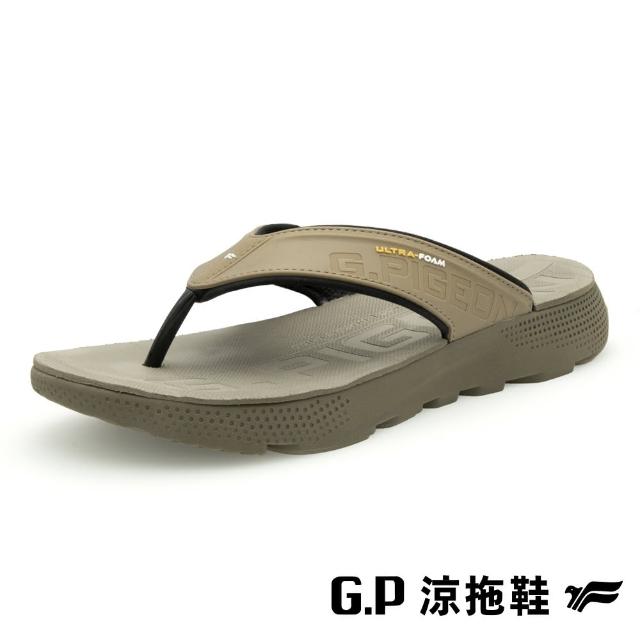 【G.P】WeWALK男款輕羽量漂浮夾腳拖鞋G5666M-咖啡色(SIZE:40-44 共三色)