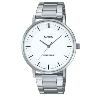 【CASIO 卡西歐】紳士簡約鋼帶男錶(MTP-VT04D-7E)