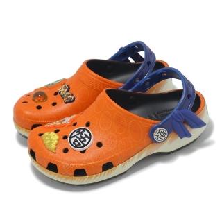 【Crocs】洞洞鞋 Dragon Ball Z Classic K 中童 橘藍 悟空 Goku 七龍珠Z 卡駱馳(21089790H)