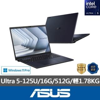 【ASUS 華碩】16吋Ultra 5 AI商用筆電(B3604CMA-0121A125U/Ultra 5-125U/16G/512G SSD/W11P)