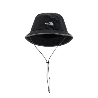【The North Face】北面男女款黑色DryVent防水透氣漁夫帽｜8A29WOO