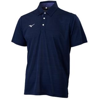 【MIZUNO 美津濃】短袖上衣 男 POLO衫 藍 32TAYA0282