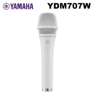 【Yamaha 山葉音樂】YDM707 超心型指向動圈麥克風 白色 公司貨(YDM707W)