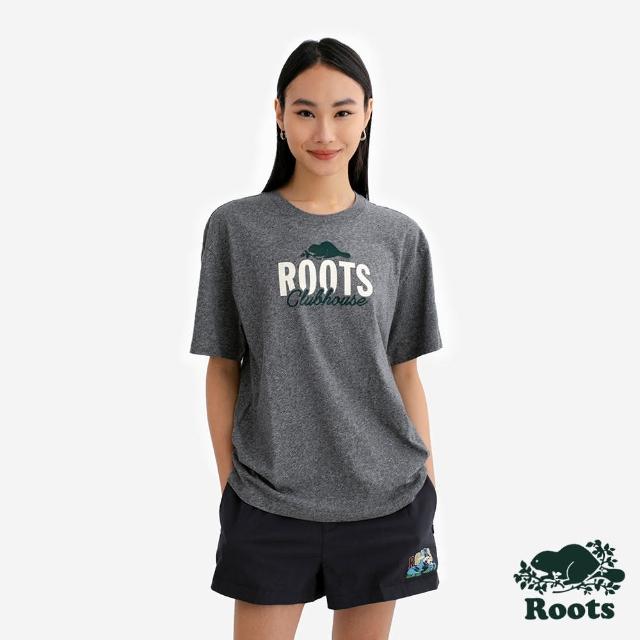 【Roots】Roots中性-GF GOLF CLUBHOUSE 短袖上衣(灰色)
