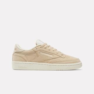 【REEBOK】Club C 85 女 休閒鞋 經典 復古 網球鞋 簡約 穿搭 卡其(100220819)