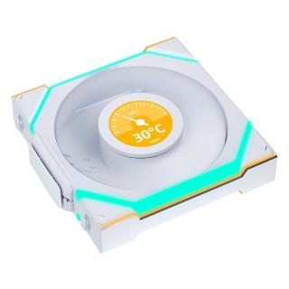 【LIAN LI 聯力】12SL LCD1W1W白 / SL WIRELESS風扇 120 LCD 1入