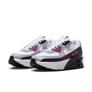 【NIKE 耐吉】休閒鞋 女鞋 運動鞋 厚底 AIR MAX 90 LV8 白黑灰紫 FD4328-109