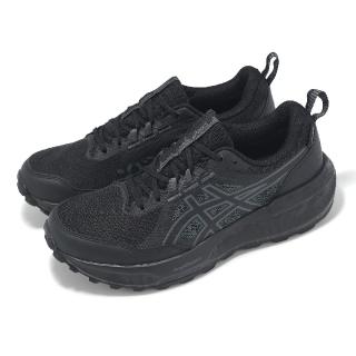 【asics 亞瑟士】越野跑鞋 GEL-Sonoma 8 GTX 女鞋 黑灰 防水 抓地 緩衝 戶外 運動鞋 亞瑟士(1012B770002)