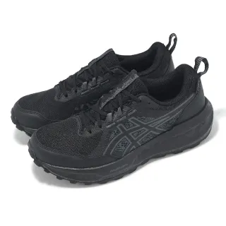 【asics 亞瑟士】越野跑鞋 GEL-Sonoma 8 GTX 女鞋 黑灰 防水 抓地 緩衝 戶外 運動鞋 亞瑟士(1012B770002)