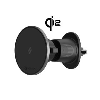 【ADAM 亞果元素】CQ1 Qi2 15W極致版車用磁吸充電器(支援Qi2最高15W)