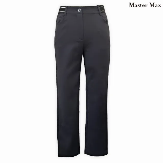 【Master Max】腰頭單釦彈性佳顯瘦九分長褲(8323026)