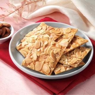 【喜RORO】杏仁瓦片320gx6盒 附提袋(蛋奶素/堅果/午茶點心/端午節伴手禮盒)