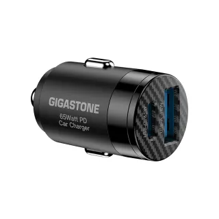 【Gigastone 立達國際】65W 兩孔1C1A PD快充車用充電器/車充(PC-6500B)