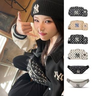 【MLB】斜背子母方包 相機包 腰包 手機包 MONOGRAM系列(3ACRS012N/3ACRS022N/3AHSM014N-多款任選)