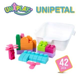【UNiPLAY】UNiPLAY軟積木 花瓣積木桌 積木桶