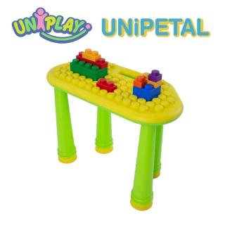 【UNiPLAY】UNiPLAY軟積木 花瓣積木桌 單桌-黃色