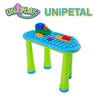 【UNiPLAY】UNiPLAY軟積木 花瓣積木桌 單桌-淺藍