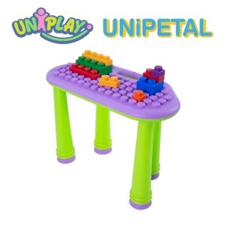 【UNiPLAY】UNiPLAY軟積木 花瓣積木桌 單桌-粉紫