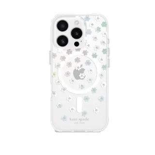【KATE SPADE】iPhone 16系列 MagSafe 精品手機殼 幻彩小花(磁吸)