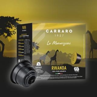 【CARRARO】盧安達 Rwanda 咖啡膠囊(16顆/盒; 雀巢 Dolce Gusto 膠囊咖啡機專用)