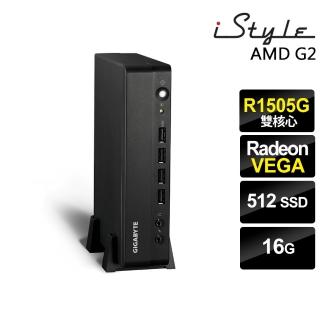 【iStyle】六核心 無系統{G2}AMD迷你電腦(R1505G/16G/512G SSD)