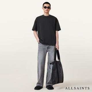 【ALLSAINTS】HAVEN 厚質純棉寬鬆短袖T恤-黑 M029JC(寬鬆版型)