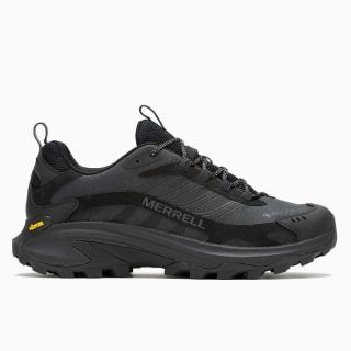 【MERRELL】Moab Speed 2 GTX 男 戶外鞋 郊山 越野 黃金大底 防水 止滑 黑(ML037513)