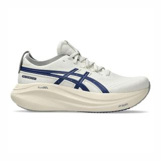 【asics 亞瑟士】Gel-nimbus 27 Atc 男 慢跑鞋 復古 彈力 支撐 緩震 米 藍(1011C028-200)