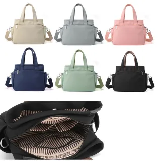 【CS 嚴選】大容量多層格耐用側背包 媽媽包 斜背包 帆布包托特包肩背包手提包通勤包CS114201