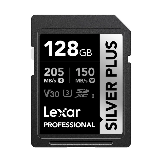 【Lexar 雷克沙】Silver Plus SDXC UHS-I 128G 記憶卡