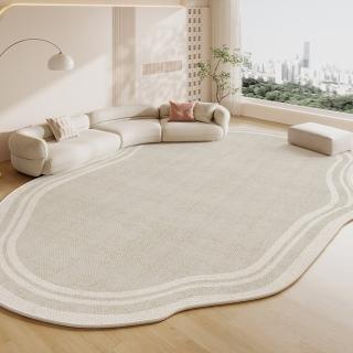 【艾貝德盛雅專賣店】異形地毯 不規則極簡風地毯臥室地墊150cm*200cm(親膚軟絨毛/防滑耐用/預售15天)