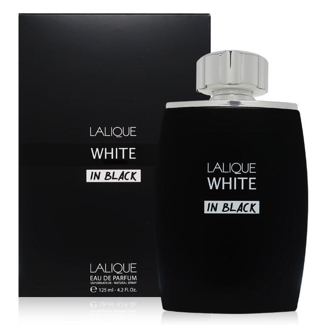 【LALIQUE 萊儷】White In Black 酷玩時尚男性淡香精 EDP 125ml(平行輸入)