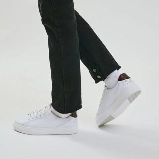 【LAZY SHOES】秒穿鞋 懶人鞋 休閒鞋 牛皮鞋 女鞋 酒紅色 CELEVIE(跳色牛皮板鞋)