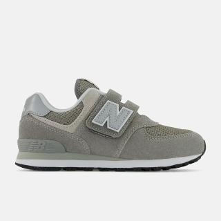 【NEW BALANCE】NB 運動鞋 童鞋 中童 兒童 魔鬼氈 灰 PV574EVG-W楦(C5173)