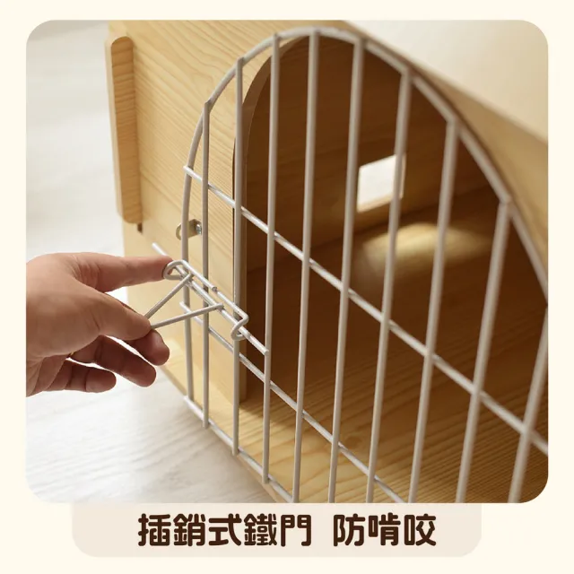 【kurumapop】四季通用寵物小木屋 大款(房子型狗屋/貓窩狗窩/貓咪屋/寵物窩/木質狗屋)