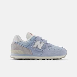 【NEW BALANCE】NB 運動鞋 童鞋 中童 兒童 魔鬼氈 寶寶藍 PV574BKK-W楦(C5169)