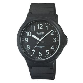 【CASIO 卡西歐】MW-240-1B 考試必備 大錶徑 一眼清楚時間(學生考試指定)