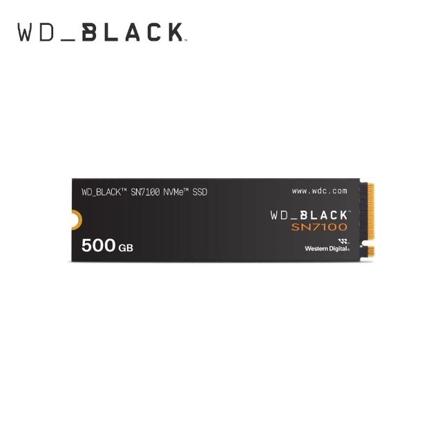 【WD 威騰】黑標 SN7100 500GB M.2 PCIe 4.0 NVMe SSD 固態硬碟 最高讀取6800MB/s 5年保